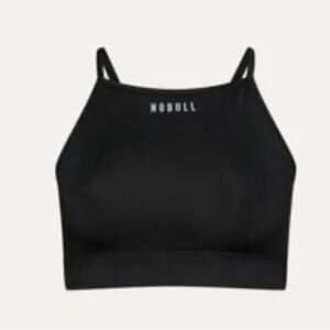NoBull Matte High Neck Criss Cross Back Sports Bra Sz XS